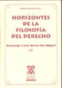 HORIZONTES DE LA FILOSOFÍA DEL DERECHO